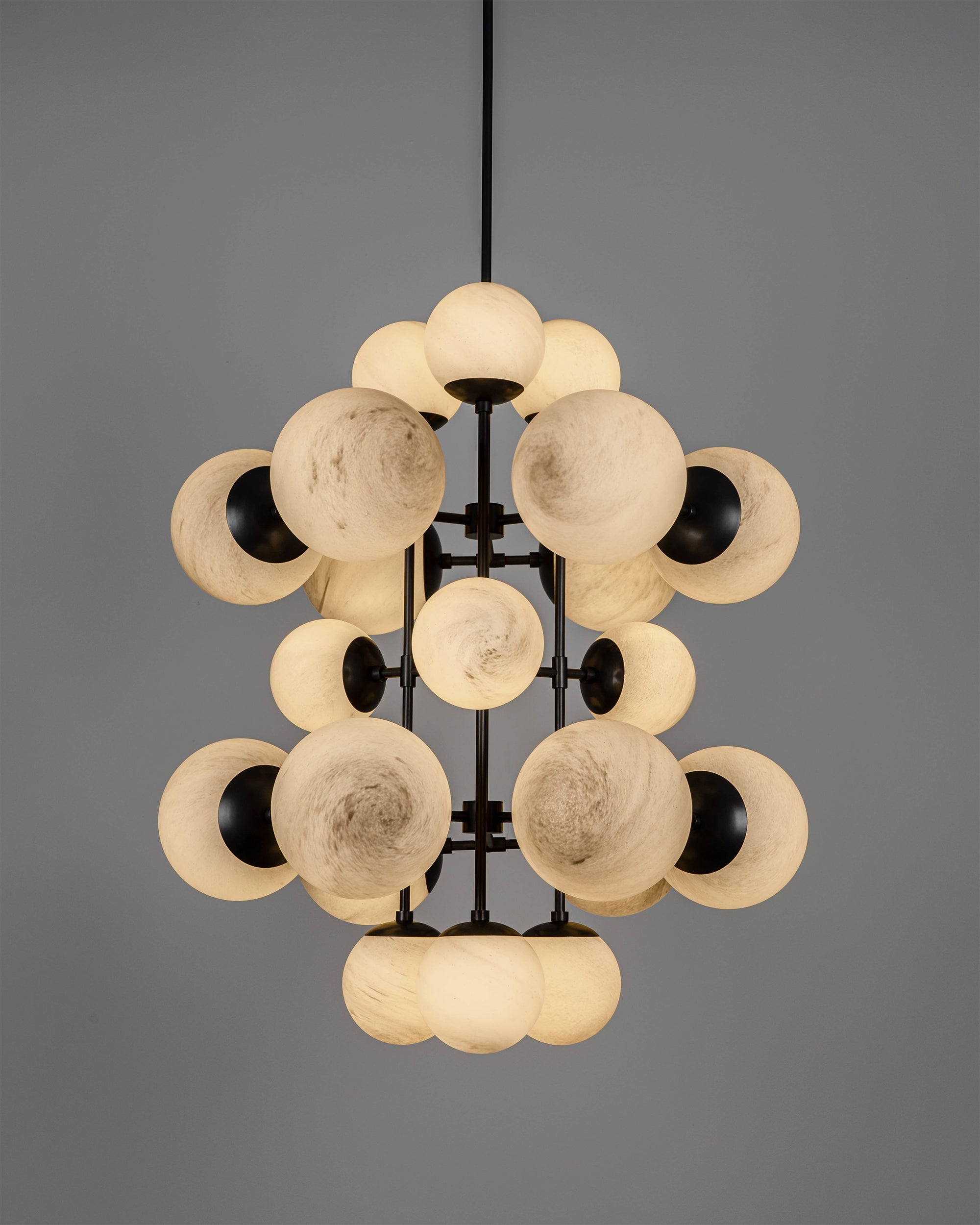 Schwung Glow Globe Chandelier